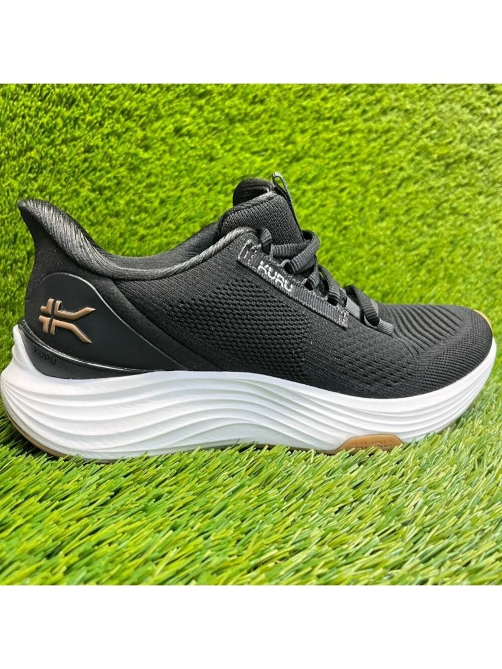 Kuru Atom 2 Womens Size 8.5 Black White Athletic Running Walking Shoes Sneakers